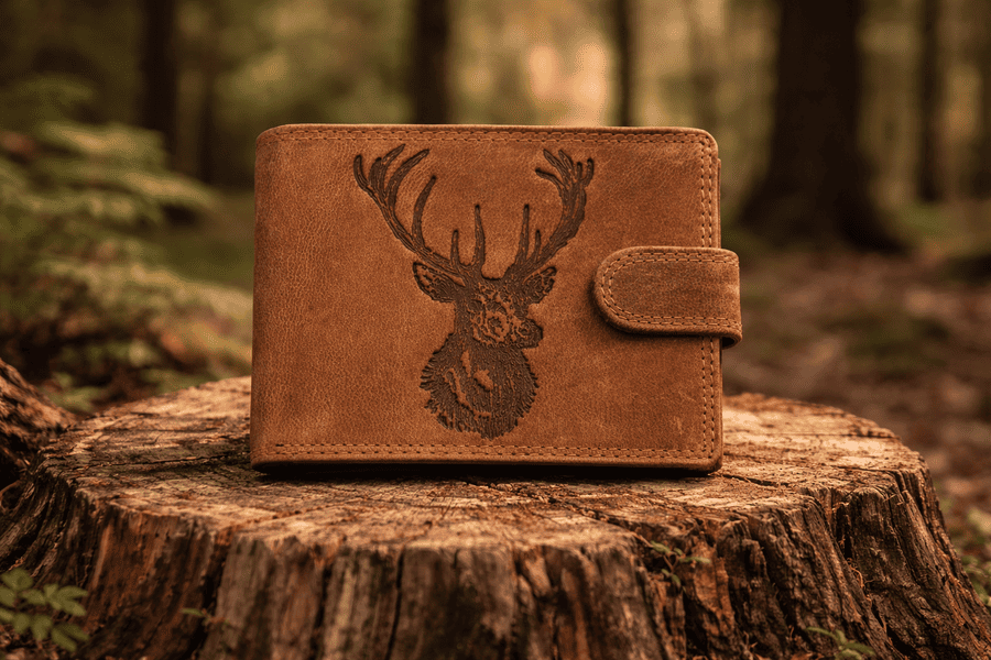 záber na peňaženku so zap. - Jeleň mk